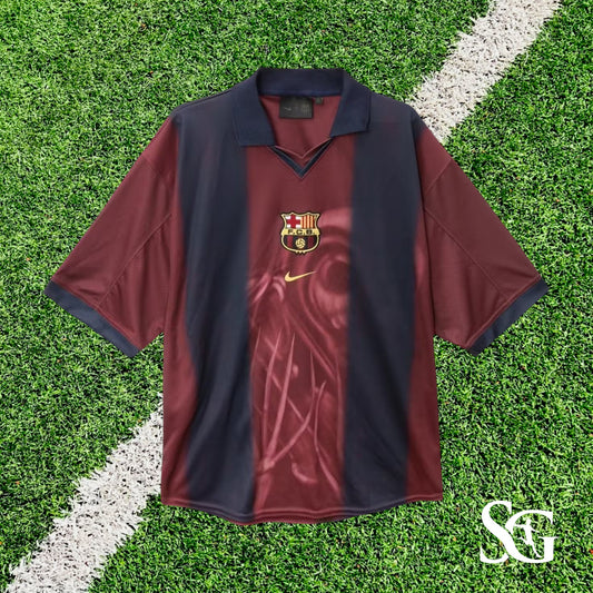 Camiseta Travis Scott X Nike X Barcelona Retro 2000-2001